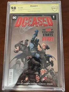 DCeased #1 CBCS 9.8 Signed By Greg Capullo (2019) - Picture 1 of 16