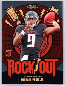 2024 Panini Absolute #RO-MPJ Michael Penix Jr. Rock Out - Picture 1 of 2