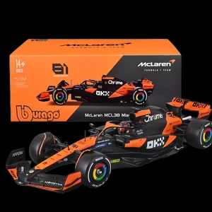Bburago Formula 1 McLaren MCL38 Oscar Piastri #81 with Helmet (2024) Die-Cast - Picture 1 of 7