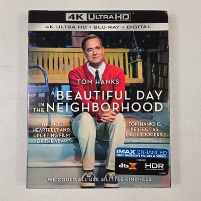 A Beautiful Day In The Neighborhood Tom Hanks w/ Slipcover 4K UHD + Blu-Ray EUC - Image 1 of 4