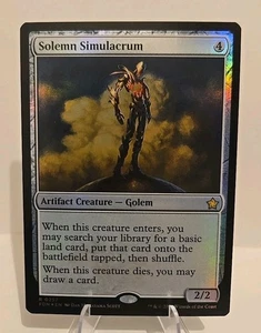 Solemn Simulacrum MTG Foundations Foil - Picture 1 of 2