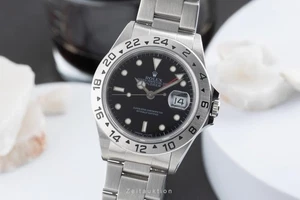 Rolex Explorer II Black Dial Edelstahl Automatik Herrenuhr Ref. 16570 L-Serie - Bild 1 von 14