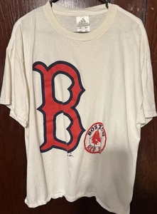 Boston Red Sox Kurzarm Adidas T-Shirt Herren XL weiß - Bild 1 von 10