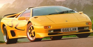 Kit de tiras de calcomanías con logotipo Lamborghini Diablo SV ¡¡TOTALMENTE NUEVO!!! - Imagen 1 de 2