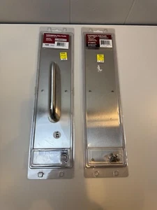 Tell Commercial Pull & Push Plate Round 3.5"x15" US32D Satin Stainless DT100067 - Picture 1 of 4