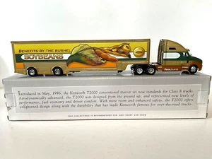 Farm Journal “Soybean” Kenworth w Drop Deck Bank Trailer Liberty Speccast N.O.S - Picture 1 of 5