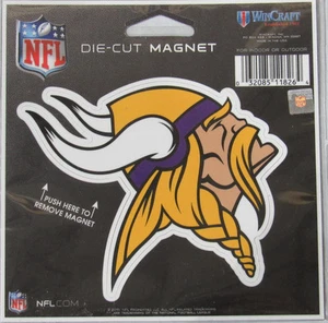 NFL Minnesota Vikings 4 Zoll Auto Magnet gestanzt von WinCraft - Bild 1 von 1