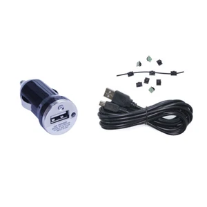 Fuente de alimentación de CC 5V 3 metros cargador de automóvil + cable de carga para cámara de acción Mobius #16 - Imagen 1 de 7