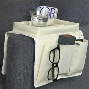 Couch Sofa Armrest Organizer Non-Slip Arm Chair Caddy Bedside Storage Pocket - Picture 1 of 16