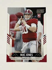 🔥MAC JONES 2021 Panini Score NFL Football ROOKIE Card #306 MINT-Patriots QB🔥 - Picture 1 of 2