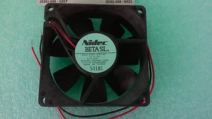 100 NUEVOS Ventiladores de Refrigeración para Servidor NIDEC Beta SL 12V 35 CFM 80mm D08T-12PH RF - Imagen 1 de 2