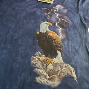 Vtg The Mountain American Bald Eagle Lightning T Shirt Men’s Sz XL DeadStock NWT - Picture 1 of 11