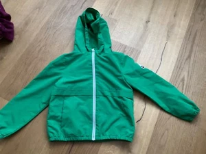 Regenjacke von Name it, Grösse 122, grün, mit Kapuze - Bild 1 von 2