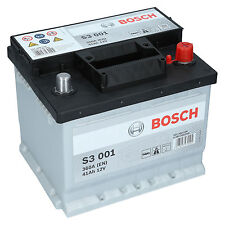 BOSCH S3 001 41Ah 12V 360A Autobatterie Starterbatterie sofort Einsatzbereit