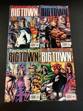 FANTASTIC FOUR BIG TOWN #1-4 Comic Book LOT FULL SERIES WHAT IF IRON MAN DR DOOM