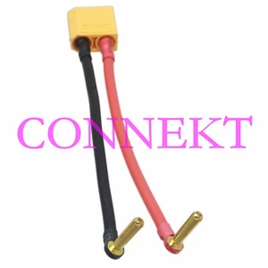 XT90 Male to 4mm Low profile bullet banana 12AWG 10CM charger for DJI Battery - Picture 1 of 1
