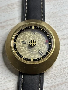 Vintage 40mm Zodiac Astrographic SST Perlage Mystery Dial Men's Automatic Watch - Picture 1 of 14