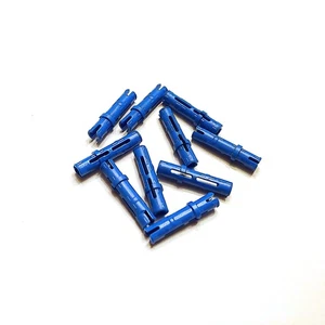 10x Pin Lego Technic Azul Largo con Crestas de Fricción Largo - 6558 - Imagen 1 de 1