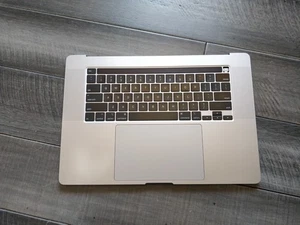 Apple Macbook Pro 16 inc, A2141, 2019, teclado, reposamanos, conjunto de panel táctil, gris - Imagen 1 de 4