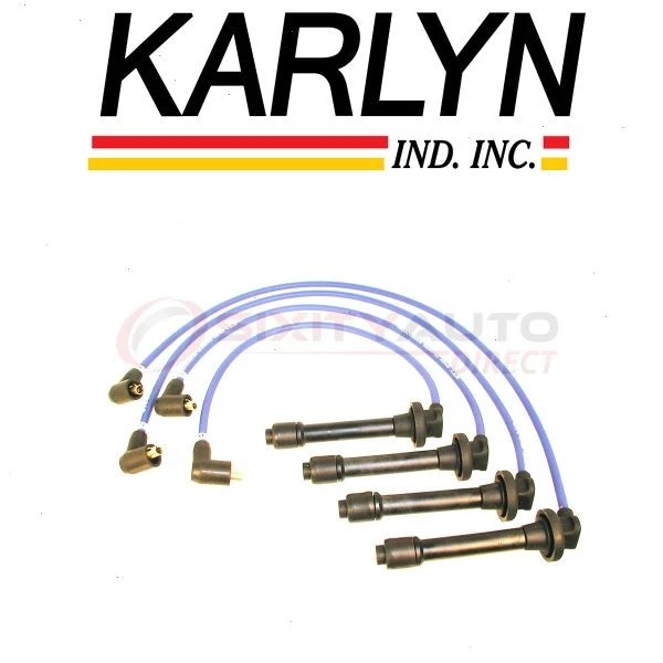 Karlyn Spark Plug Wire Set for 1994-1995 Honda Civic del Sol - Ignition rt Foto 1 de 4