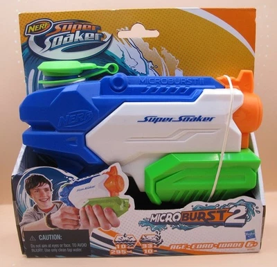 Nerf MicroBurst 2 - Super Soaker Blaster - A9461 - Totalmente Nuevo en Paquete Original Foto 1 de 2