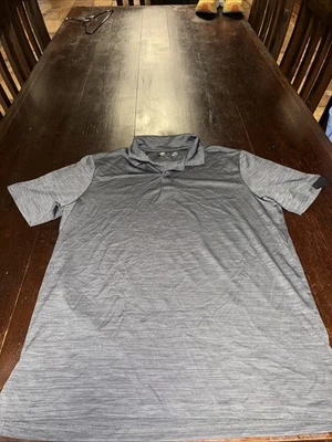 Camisa Polo Oakley Hydrolix Para Hombre Gris Medio Rendimiento Golf Foto 1 de 4