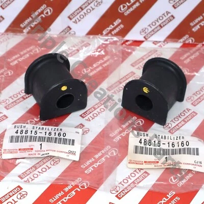 Genuine 48815-16160 Toyota FJ Cruiser 2007-2010 Bush Stabilizer Bar Rear Set OEM - Image 1 of 2