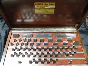 Fonda Gage Blocks 84 Piece Set Size .10005" - 4" - Picture 1 of 1