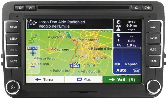 Media station 7' HD touch SD/USB/DVD Navigatore Polo 14 VM111 - Immagine 1 di 1