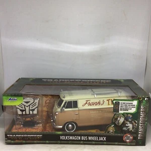 2023 Jada 1:24 Transformers Volkswagen Bus Wheeljack 34264 Diecast Van NIP NIB - Picture 1 of 7