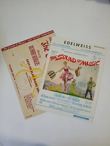 Vintage The Sound Of Music Sheet Music Book Sheet Combo Easy To Play Piano Vocal - Picture 1 of 7