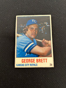 GEORGE BRETT 1978 BOX CUT OUT HOSTESS CAKES KANSAS CITY ROYALS BASEBALL CARD