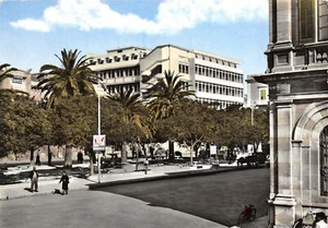 A7473) TRAPANI PIAZZA STAZIONE ANIMATA VIAGGIATA - Imagen 1 de 2