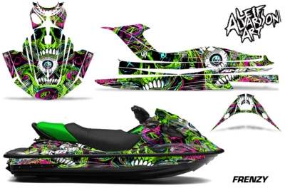 Jet Ski Graphics Sticker Decal Kit For Kawasaki STX15F 2003-2019 FRENZY G - Image 1 of 2