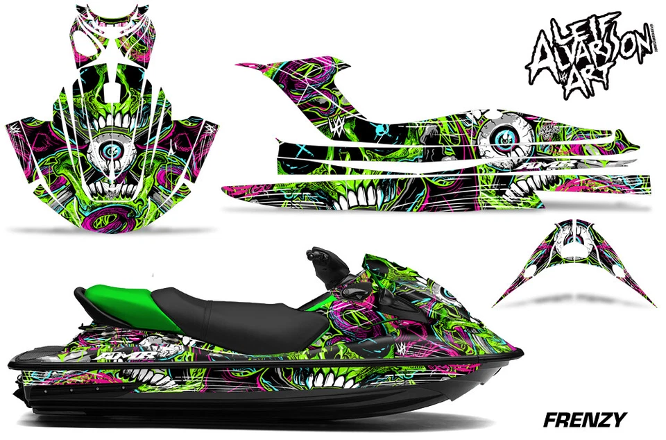 Jet Ski Graphics Sticker Decal Kit For Kawasaki STX15F 2003-2019 FRENZY G - Image 1 of 2