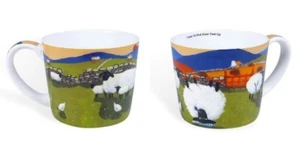 x2 Time To Put Ewer Feet Up Bone China Mug Thomas Joseph Coffee Tea Sheep Gift - Picture 1 of 5