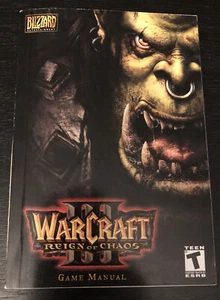Blizzard’s Warcraft 3: Reign Of Chaos Game Manual ONLY - No Disc Or Box - Picture 1 of 1