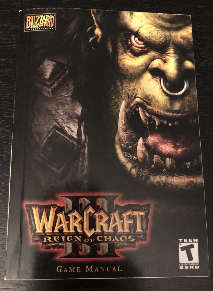 Blizzard’s Warcraft 3: Reign Of Chaos Game Manual ONLY - No Disc Or Box - Image 1 of 1