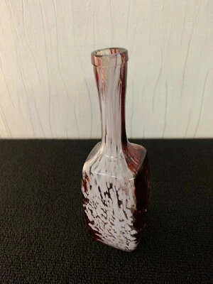 Vase soliflore en verre émaillé Legras - Photo 1/4