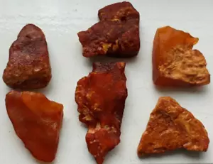 Colgante Ámbar Amarillo Blanco Piedras Bálticas Crudas Natural 59 g Paisaje Real Mate - Imagen 1 de 6