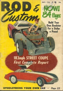 ROD & CUSTOM MAGAZINE - May 1955 - 1948 STUDEBAKER STARLIGHT, 1951 FLEETLINE etc - Picture 1 of 2