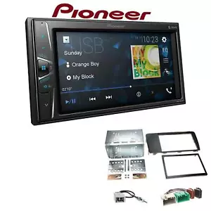 Pioneer Autoradio Bluetooth Touchscreen USB für Volvo V70 II 2004-2007 schwarz - Bild 1 von 5