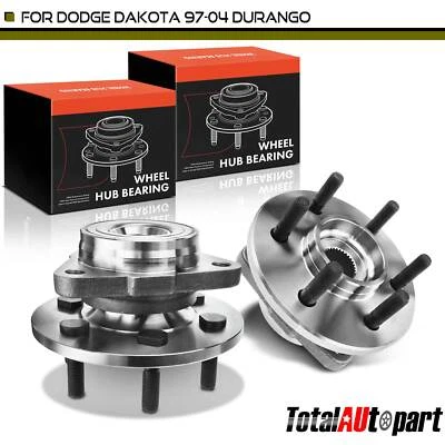 2 подшипника ступицы переднего колеса в сборе для Dodge Dakota Durango Dakota полный привод 2 колеса ABS - Изображение 1 из 4