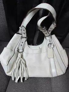 "'BEIGE, LEATHER, SHOULDER BAG"" - ST. JOHN'S BAY - Picture 1 of 2