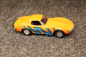 Vintage TootsieToy 1968 Orange Corvette Plastic Toy Car Very Good Condition - Picture 1 of 5