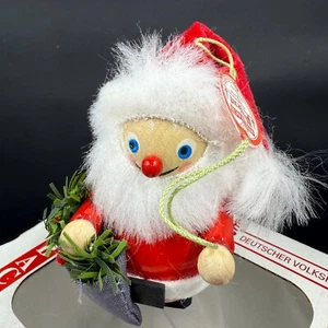 STEINBACH WEIHNACHTSMANN MIT TASCHE 3" ORNAMENT HOLZ GERMANY STECHPALME - Bild 1 von 7