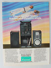 Sansui Intelligent Super Compo System Vintage Magazine Print Ad 1982 8 x 11