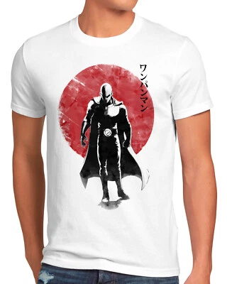 T-shirt uomo Sunset Hero saitama one punch cosplay - Immagine 1 di 2