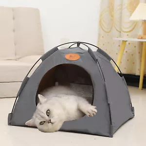 Pet Tent Portable for Dog and Cat Foldable with Cooling Pad for Small Animals # - Picture 1 of 14