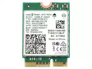 INTEL AX211NGW M.2 2230 CNVIO2 WIFI 6E 802.11AX BLUETOOTH 5.3 CARD G86C00081410 - Picture 1 of 1